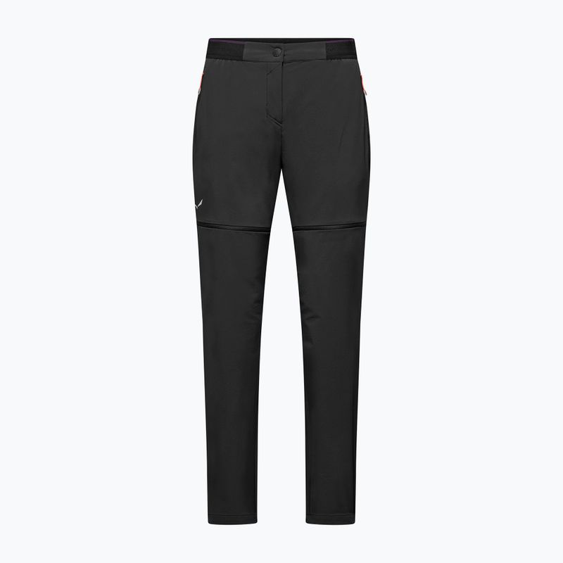 Pantaloni de trekking pentru femei Salewa Pedroc 3 DST 2IN1 black out 6