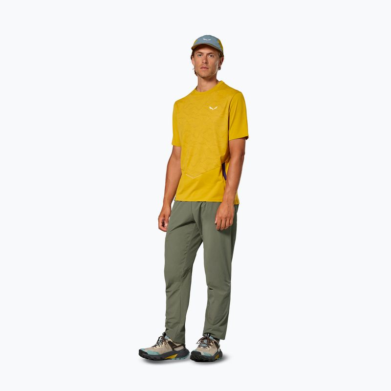 Pantaloni de trekking pentru bărbați Salewa Pedroc 3 DST Light faded green 2