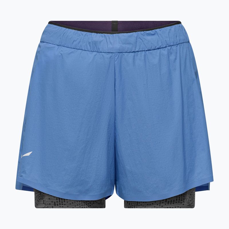 Pantaloni scurți de trekking pentru femei Salewa Pedroc DST 2IN1 morning blue int/0870 6