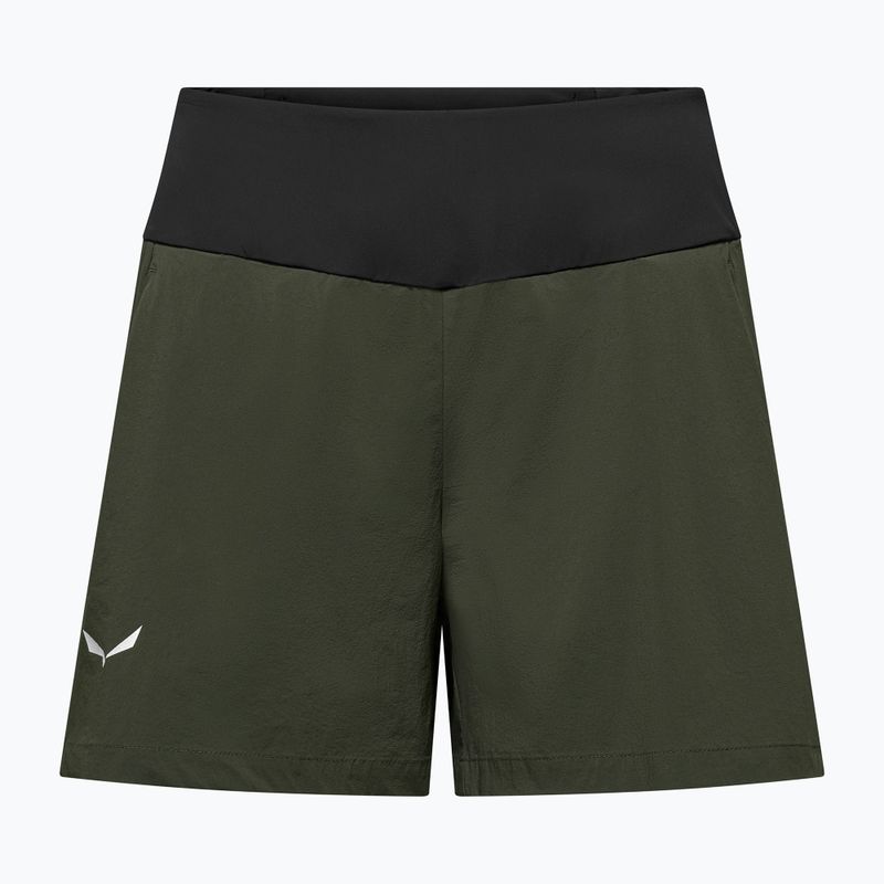 Pantaloni scurți de trekking pentru femei Salewa Pedroc DST Light dark olive 5
