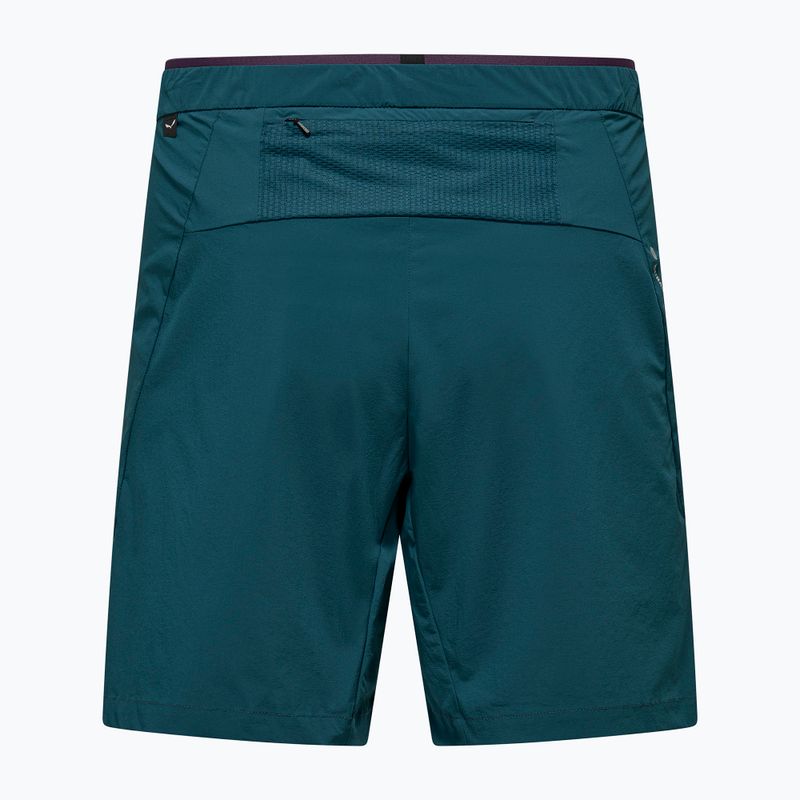 Pantaloni scurți de trekking pentru bărbați Salewa Pedroc DST Light pond blue 8
