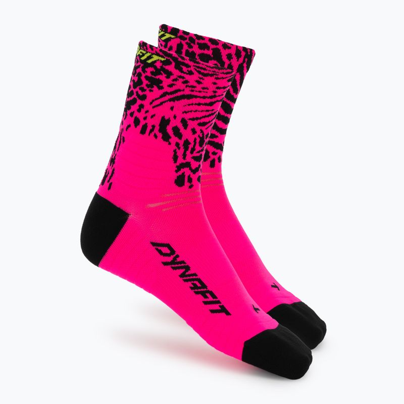 Șosete DYNAFIT Run Wild Mid pink glo/0910