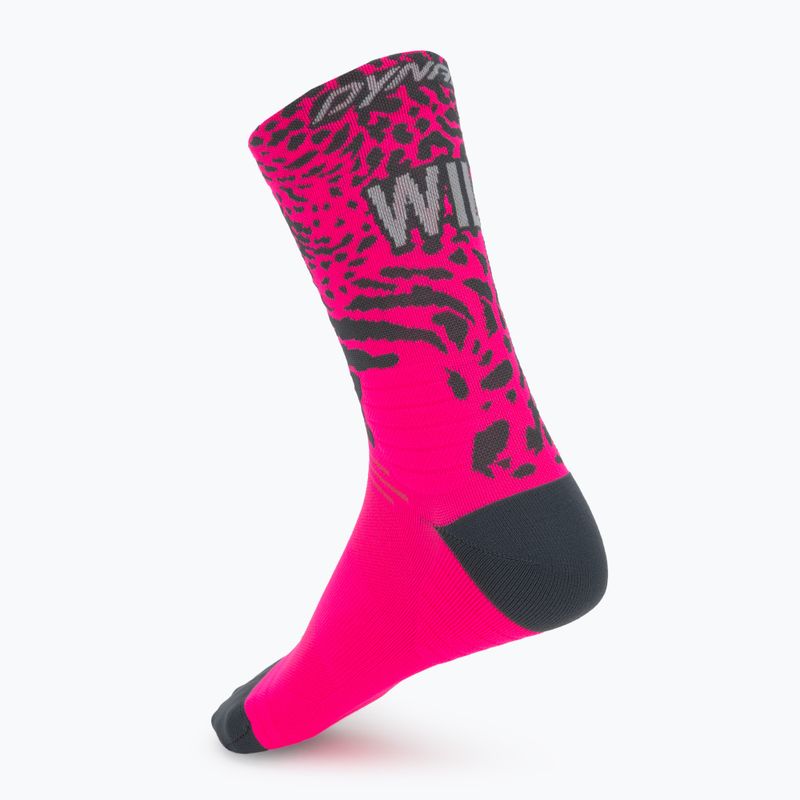 Șosete DYNAFIT Run Wild Crew pink glo 2