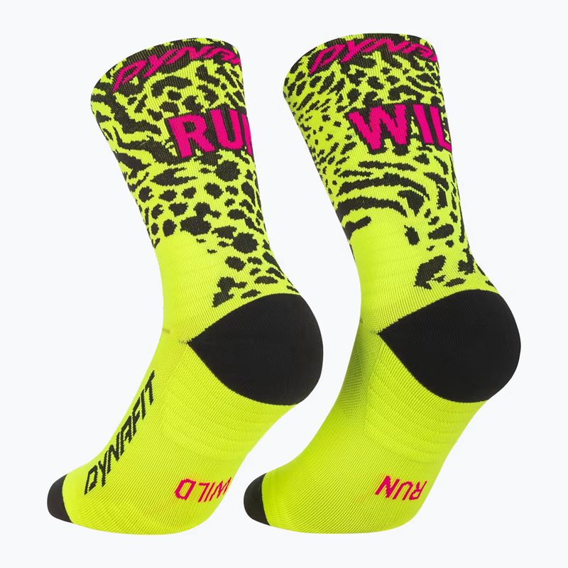 Șosete DYNAFIT Run Wild Crew ultra yellow 5