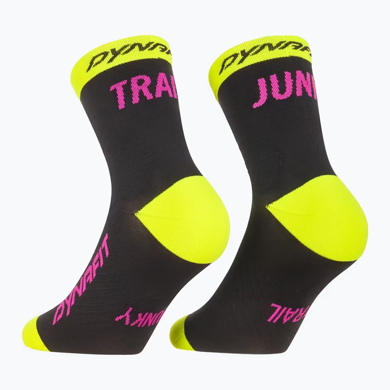 Șosete DYNAFIT Trail Mid black out ultra yellow/5A30 5