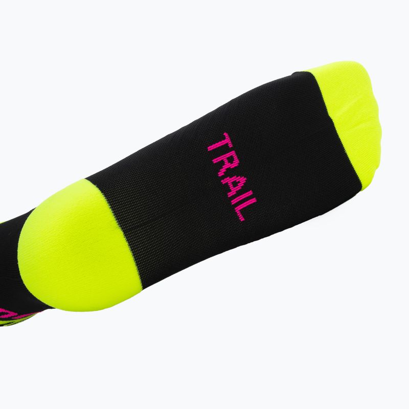 Șosete DYNAFIT Trail Mid black out ultra yellow/5A30 4