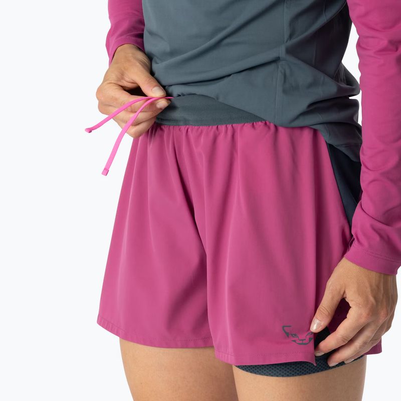 Pantaloni scurți de alergare pentru femei DYNAFIT Alpine Pro 2/1 magenta 4