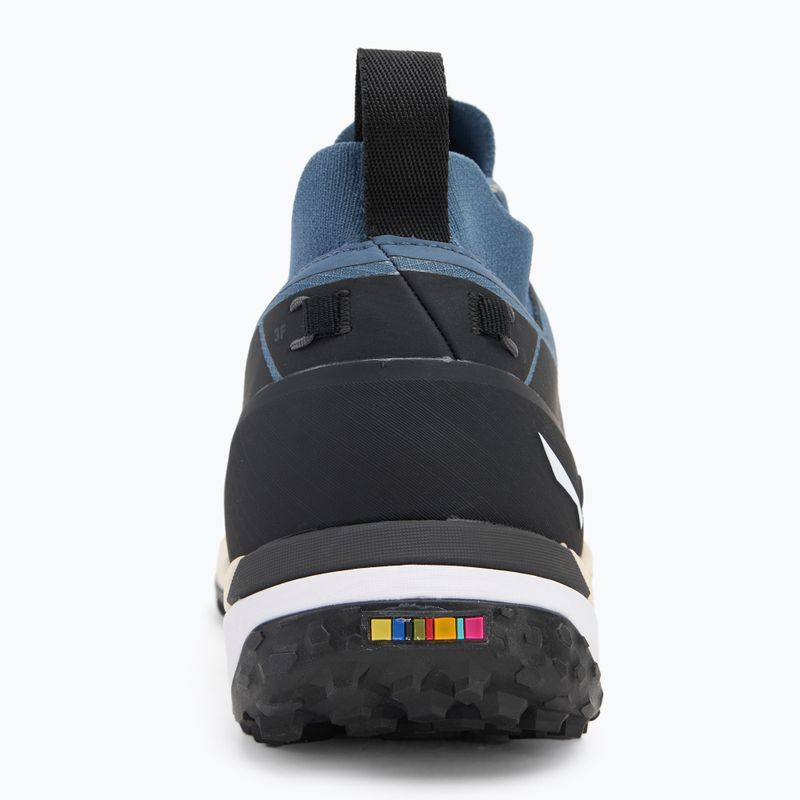 Încălțăminte de trekking pentru bărbați Salewa Puez 2 Knit Powertex java blue/black 6