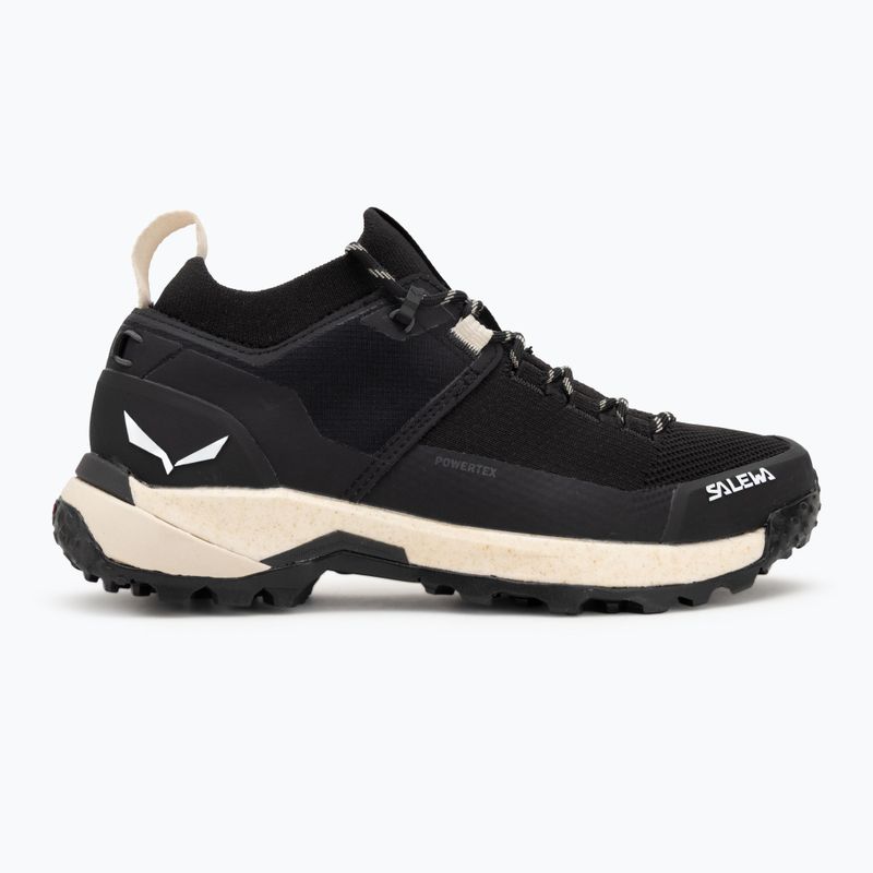 Încălțăminte de trekking pentru femei Salewa Puez 2 Knit Powertex black/black 2