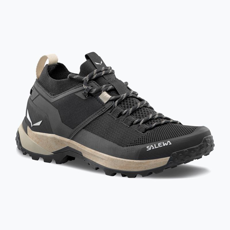 Încălțăminte de trekking pentru femei Salewa Puez 2 Knit Powertex black/black 8