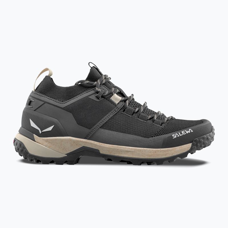 Încălțăminte de trekking pentru femei Salewa Puez 2 Knit Powertex black/black 9