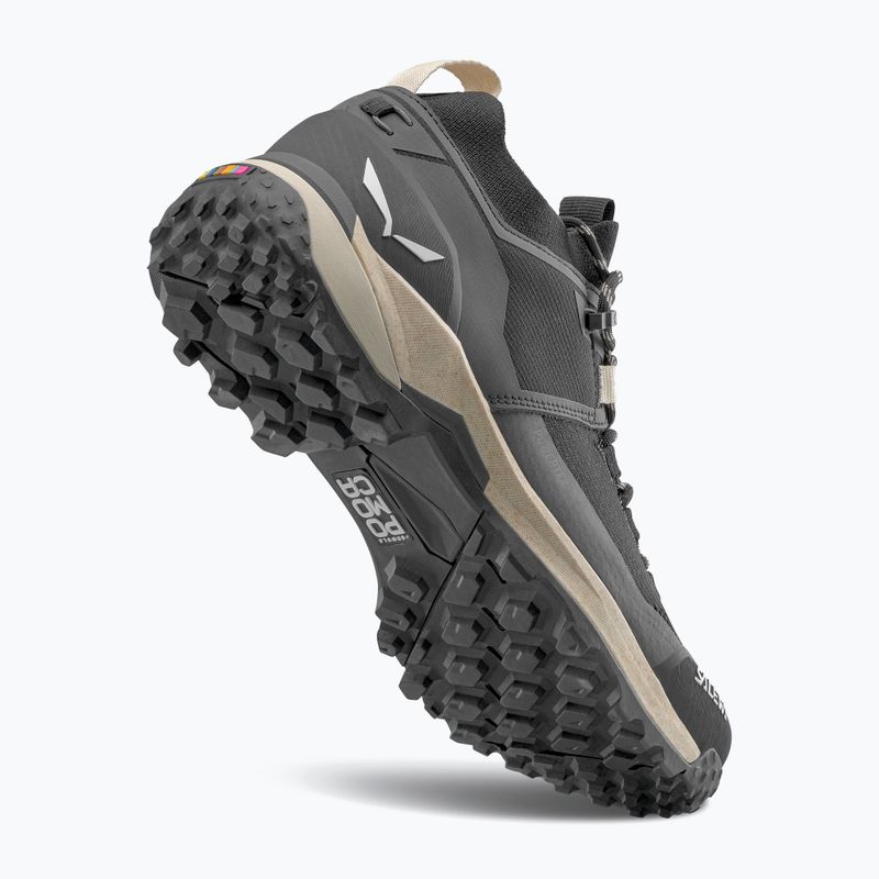 Încălțăminte de trekking pentru femei Salewa Puez 2 Knit Powertex black/black 11
