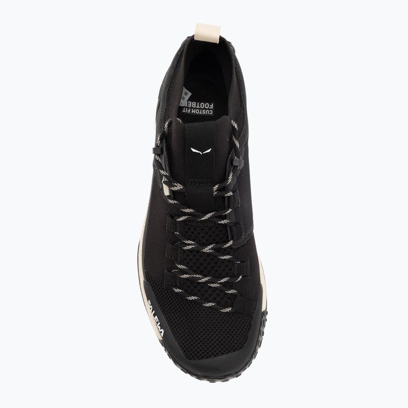 Încălțăminte de trekking pentru femei Salewa Puez 2 Knit Powertex fluo orange/black 5