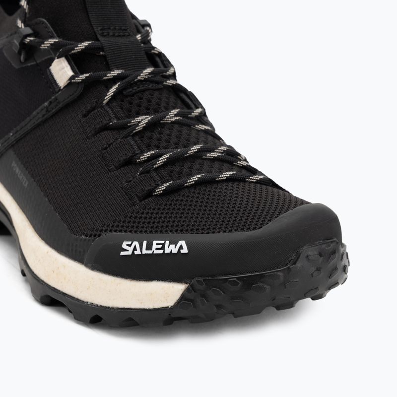 Încălțăminte de trekking pentru femei Salewa Puez 2 Knit Powertex fluo orange/black 7