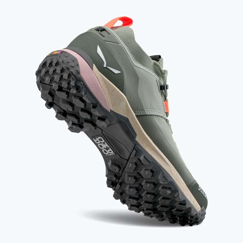 Încălțăminte de trekking pentru femei Salewa Puez 2 Knit Powertex shadow/dark olive 11