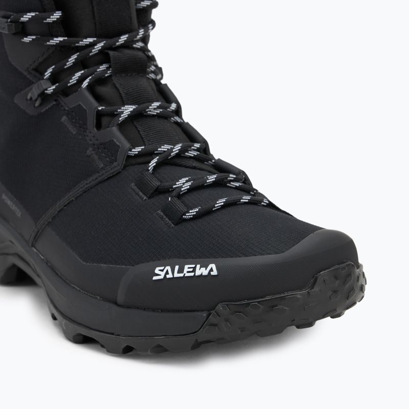 Încălțăminte trekking pentru bărbați Salewa Puez 2 Mid Ptx black/black 7
