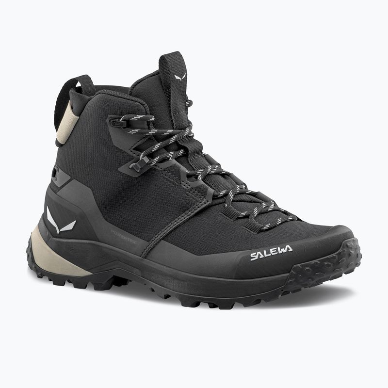 Încălțăminte trekking pentru femei Salewa Puez 2 Mid Ptx black/black