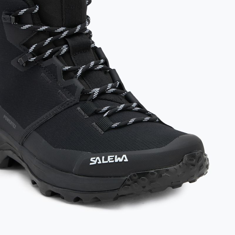 Încălțăminte trekking pentru femei Salewa Puez 2 Mid Ptx black/black 7
