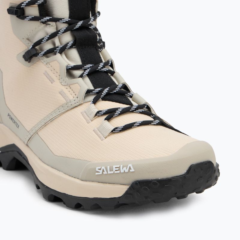 Încălțăminte trekking pentru femei Salewa Puez 2 Mid Ptx oatmeal/oatmeal 7