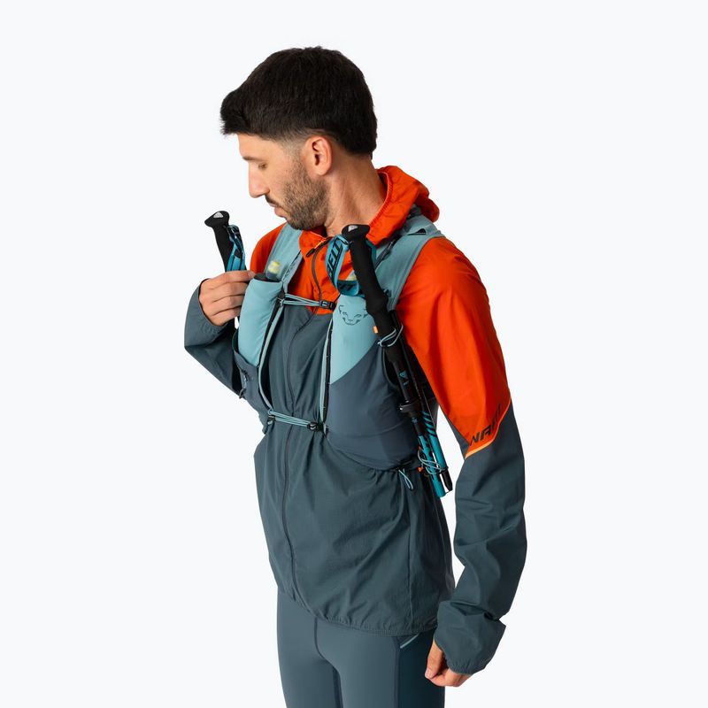 Vestă de alergare DYNAFIT Alpine 8 Vest smoke blue/cinder 6