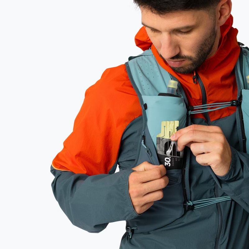 Vestă de alergare DYNAFIT Alpine 15 Vest smoke blue/cinder 7
