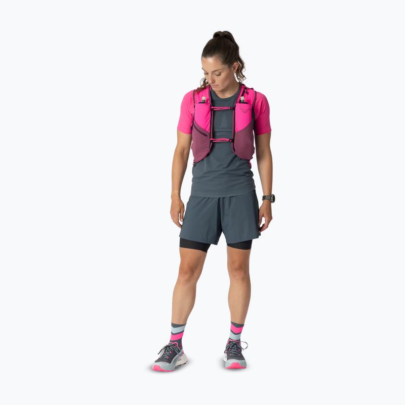 Vestă de alergare DYNAFIT Alpine 15 Vest pink glo/amaranth 3