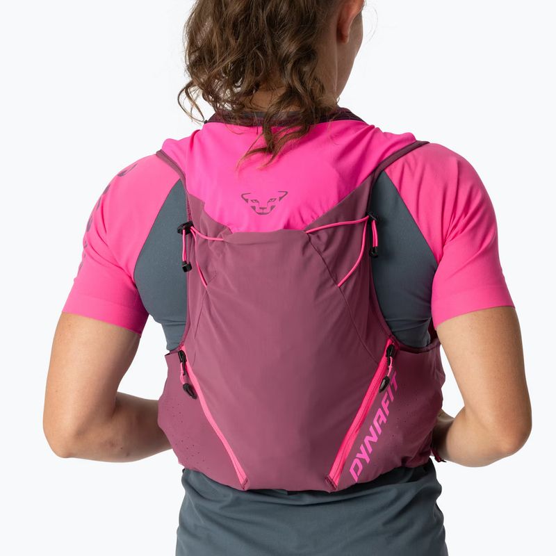 Vestă de alergare DYNAFIT Alpine 15 Vest pink glo/amaranth 5