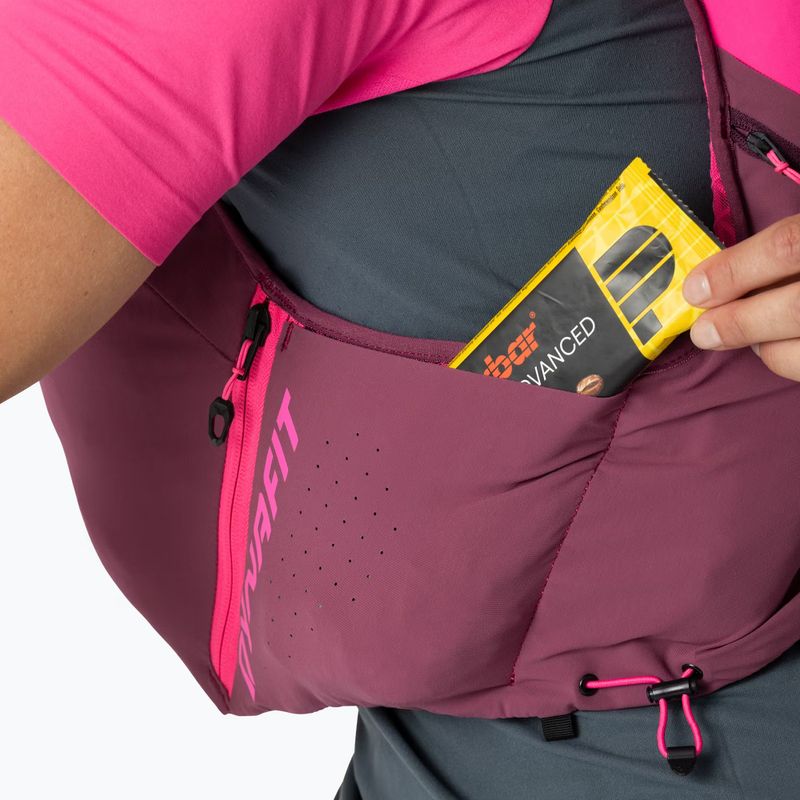 Vestă de alergare DYNAFIT Alpine 15 Vest pink glo/amaranth 10