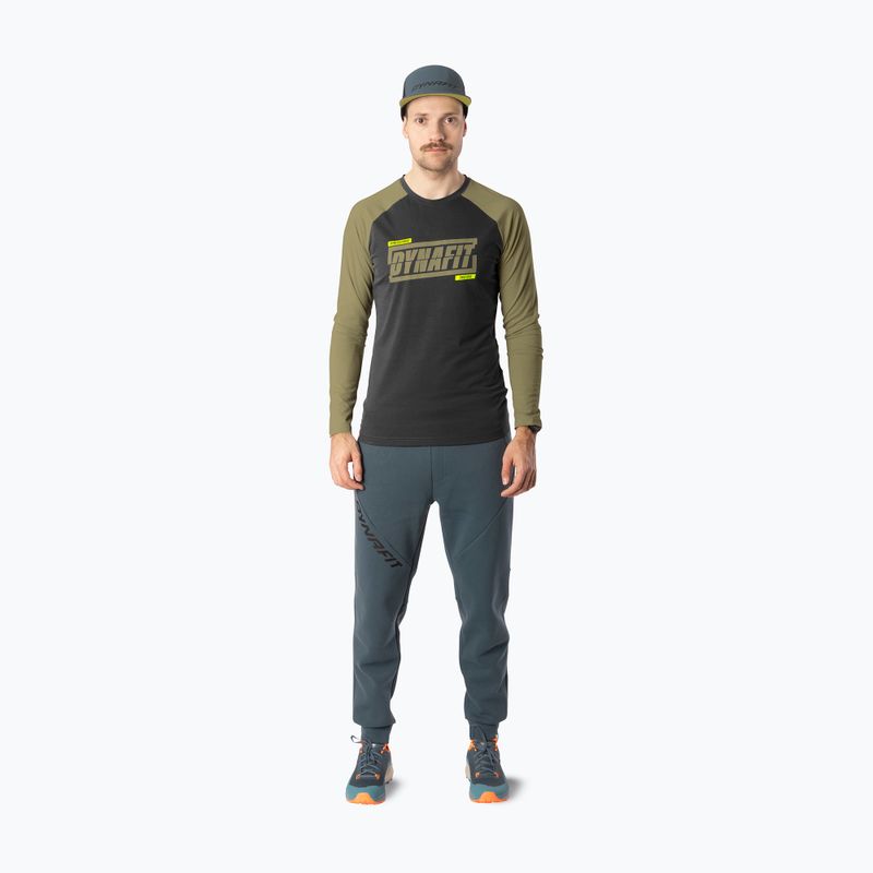 Longsleeve de alergare pentru bărbați DYNAFIT 24/7 military green/0910 2