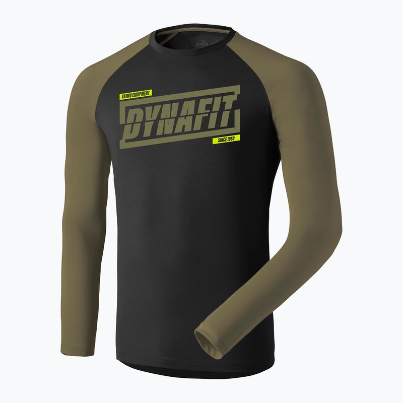 Longsleeve de alergare pentru bărbați DYNAFIT 24/7 military green/0910 4
