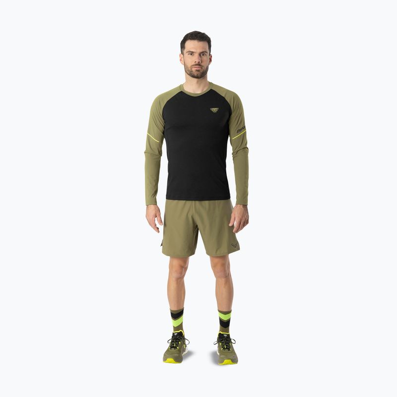 Longsleeve de alergare pentru bărbați DYNAFIT Alpine Pro military green/0910 2