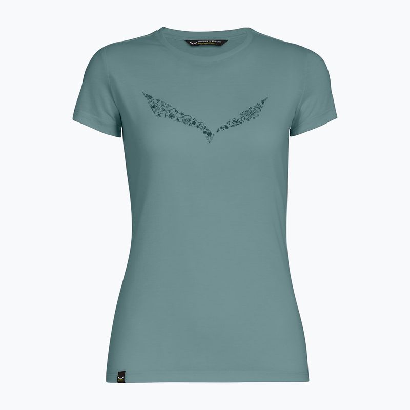 Tricou pentru femei Salewa Solid Dry willow