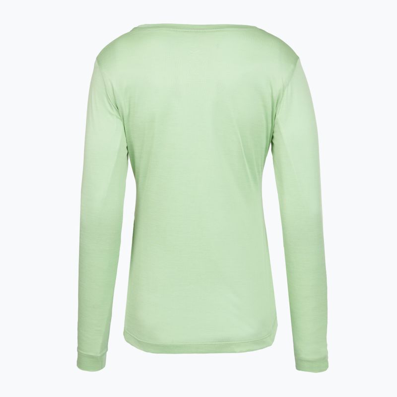 Longsleeve de trekking pentru femei Salewa Puez Melange Dry pastel green melange 2