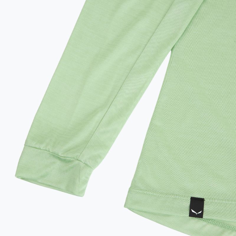 Longsleeve de trekking pentru femei Salewa Puez Melange Dry pastel green melange 4