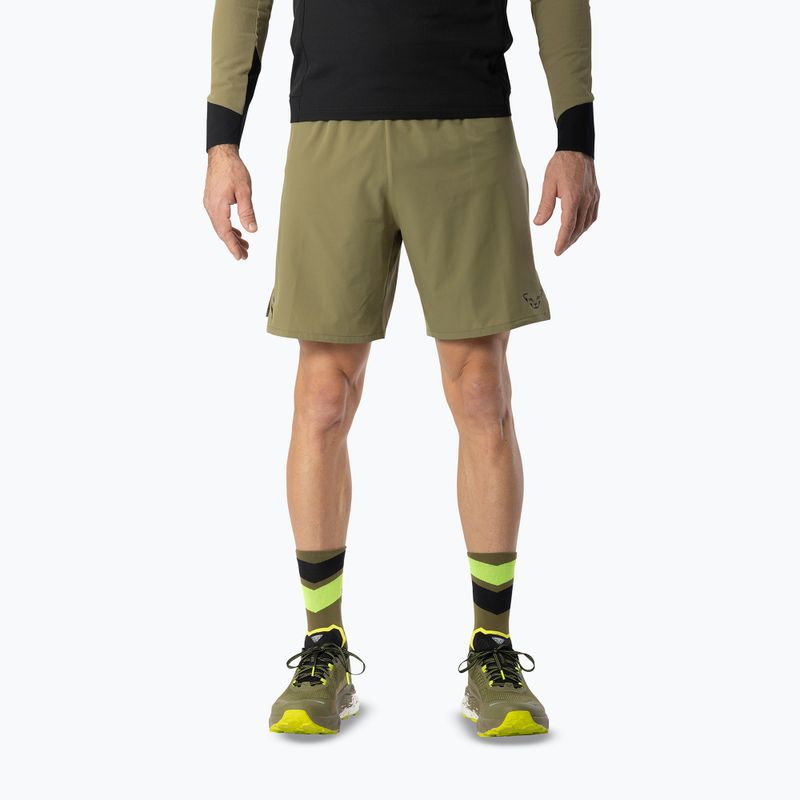 Pantaloni scurți de alergare pentru bărbați DYNAFIT Alpine Pro 2IN1 military green
