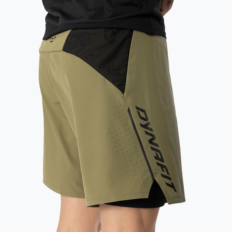 Pantaloni scurți de alergare pentru bărbați DYNAFIT Alpine Pro 2IN1 military green 5