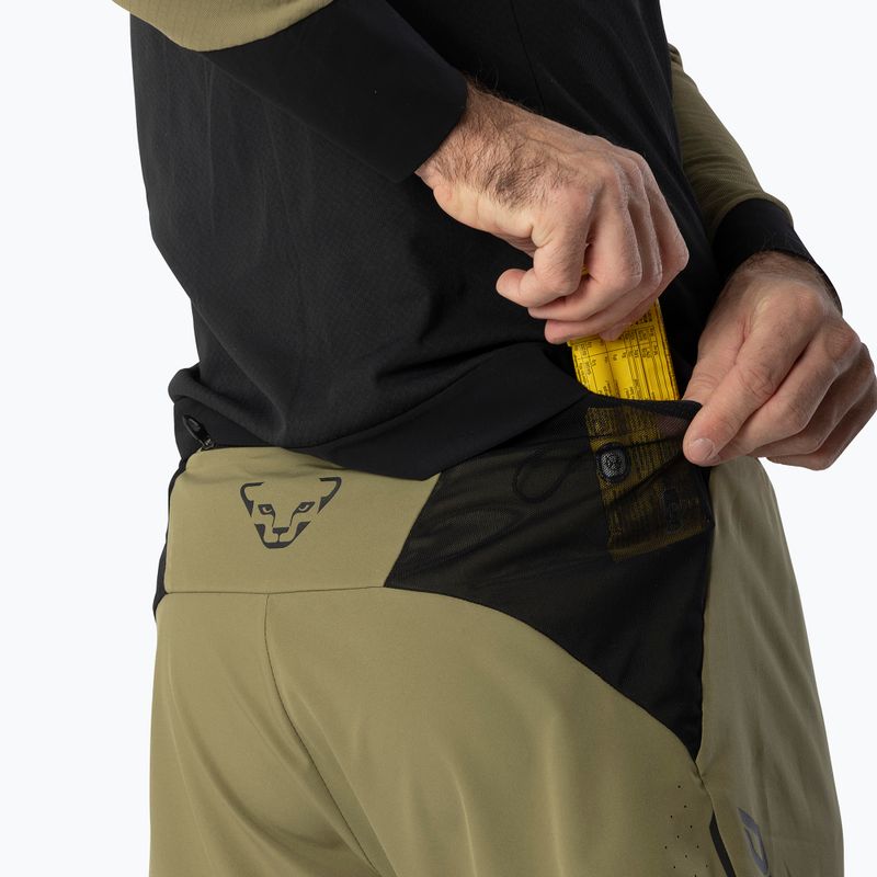 Pantaloni scurți de alergare pentru bărbați DYNAFIT Alpine Pro 2IN1 military green 7