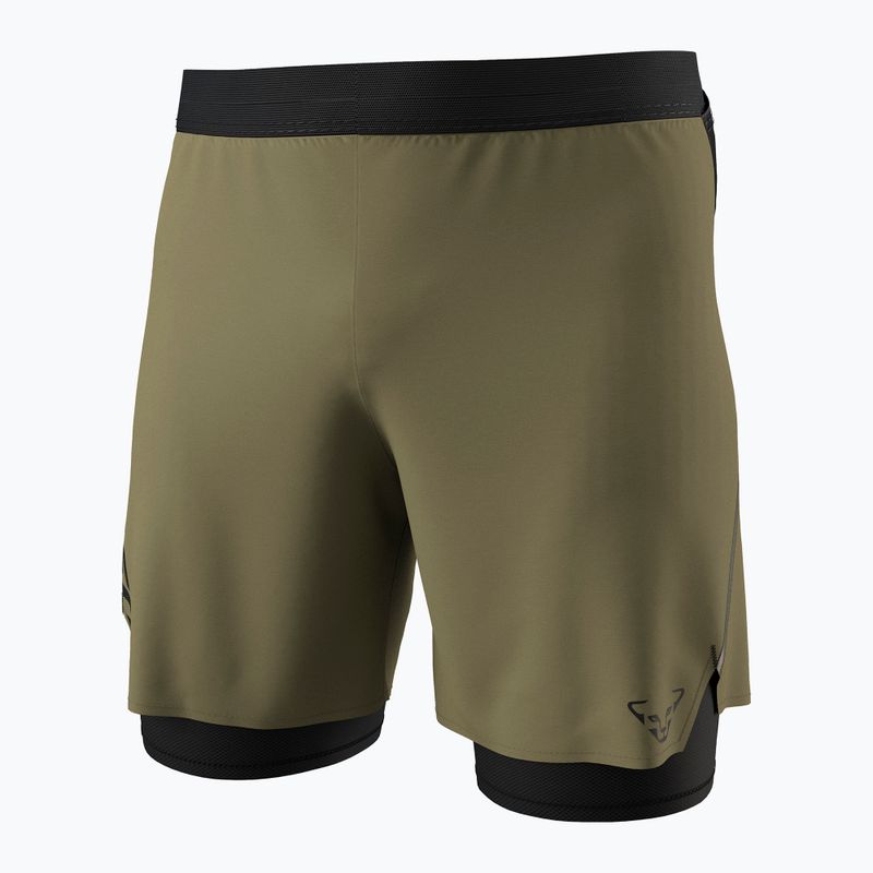 Pantaloni scurți de alergare pentru bărbați DYNAFIT Alpine Pro 2IN1 military green 8