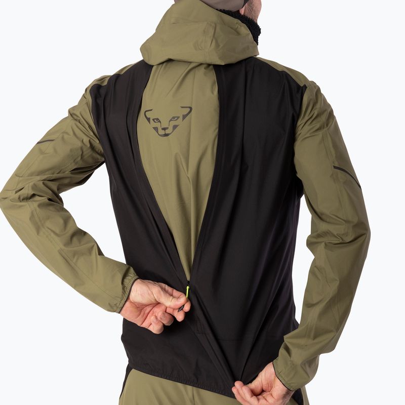Geacă de alergare pentru bărbați DYNAFIT Alpine 3L military green/0910 7