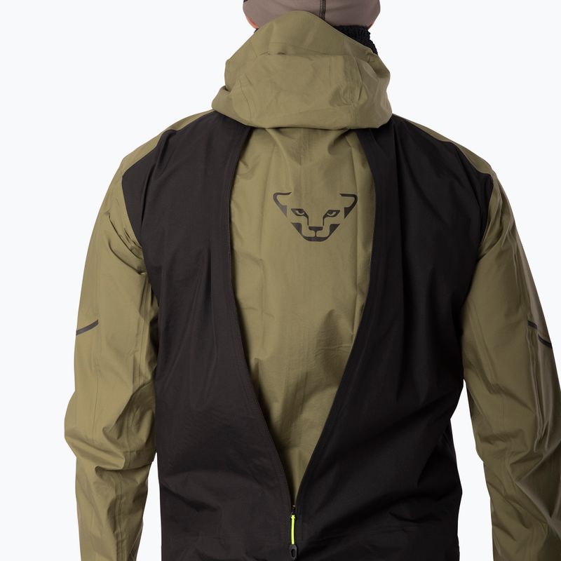 Geacă de alergare pentru bărbați DYNAFIT Alpine 3L military green/0910 8