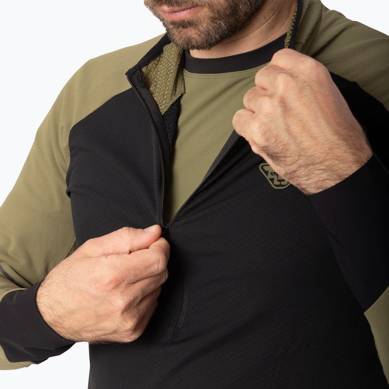 Bluză de alergare pentru bărbați Dynafit Alpine LS 1/2 Zip Tee military green/0910 4