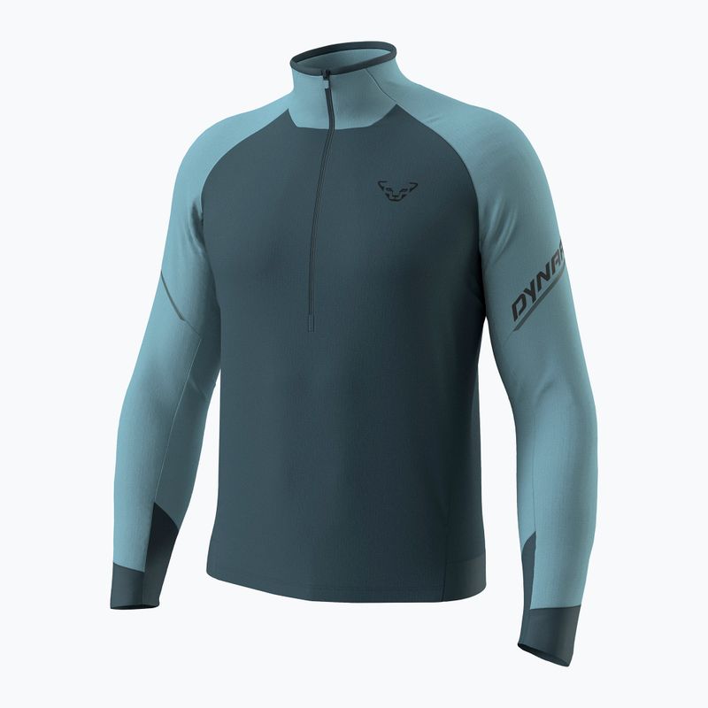 Bluză de alergare pentru bărbați Dynafit Alpine LS 1/2 Zip Tee smoke blue/0720/3162 4