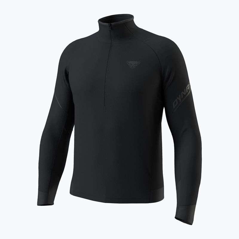 Bluză de alergare pentru bărbați Dynafit Alpine LS 1/2 Zip Tee black out