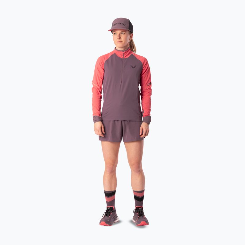 Bluză pentru femei de alergare Dynafit Alpine LS 1/2 Zip Tee cabana/6A90 2