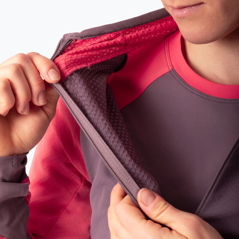 Bluză pentru femei de alergare Dynafit Alpine LS 1/2 Zip Tee cabana/6A90 5