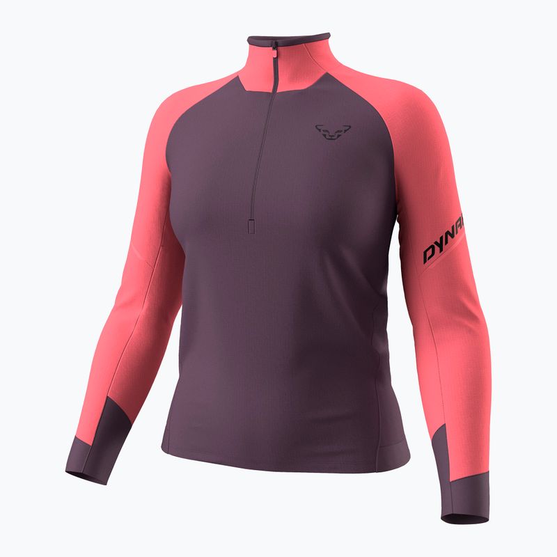 Bluză pentru femei de alergare Dynafit Alpine LS 1/2 Zip Tee cabana/6A90 7
