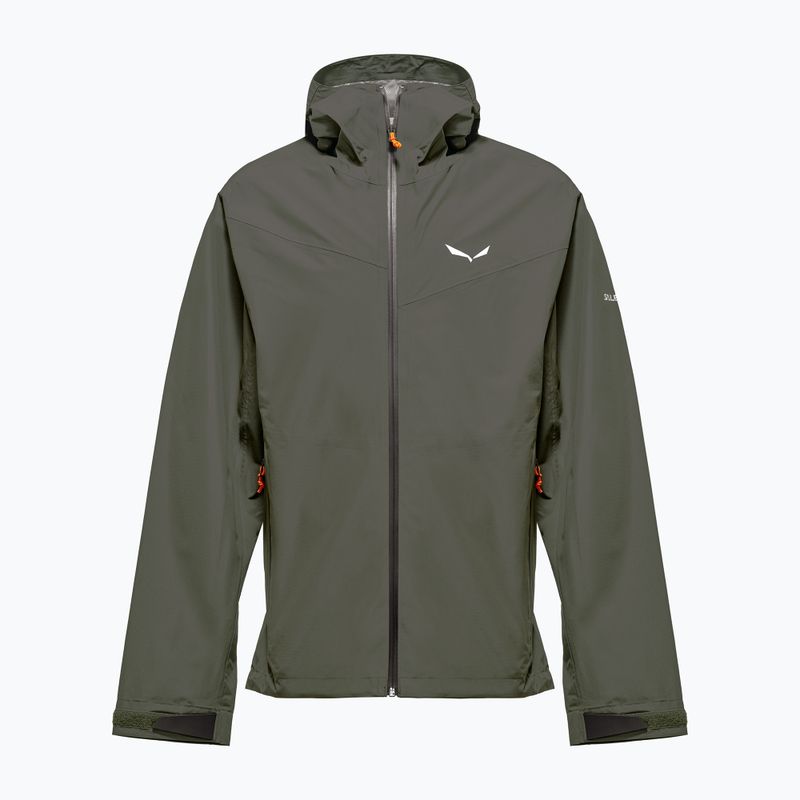 Geacă de ploaie pentru bărbați Salewa Puez Aqua 4 Ptx 2.5L faded green