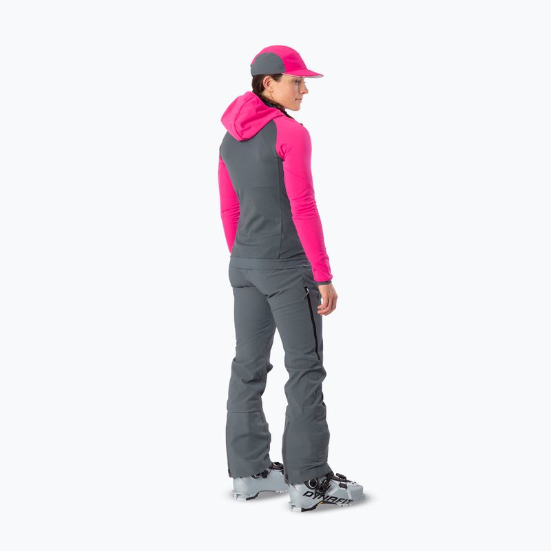 Hanorac de schi tură pentru femei DYNAFIT Radical Polartec cu glugă flamingo/0720 3