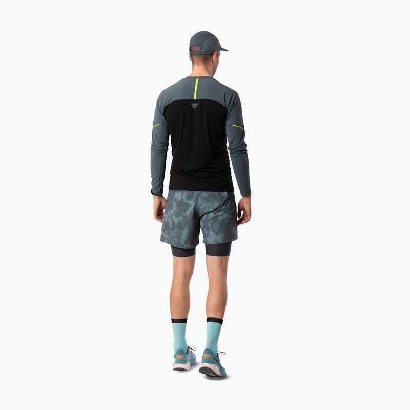 Pantaloni scurți de alergare pentru bărbați DYNAFIT Trail Reflective 2in1 cinder 2