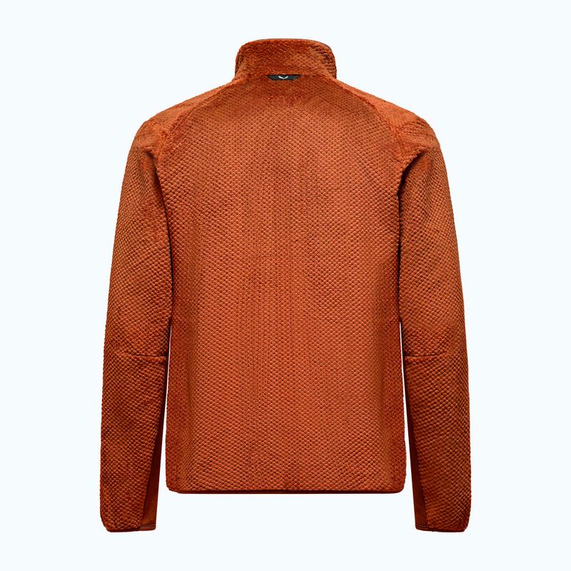 Bluză de trekking pentru bărbați Salewa Puez Warm Full Zip bombay brown 2